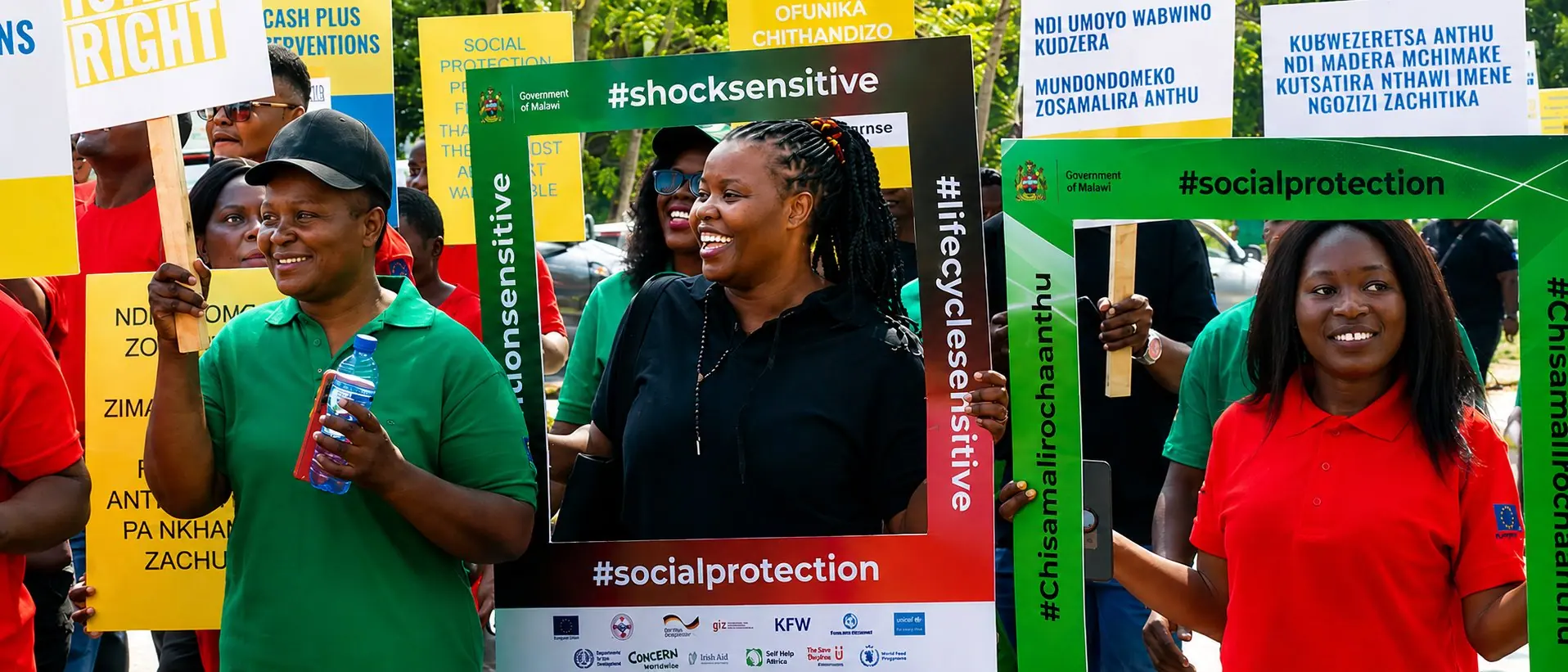 A CSSPN march for social protection